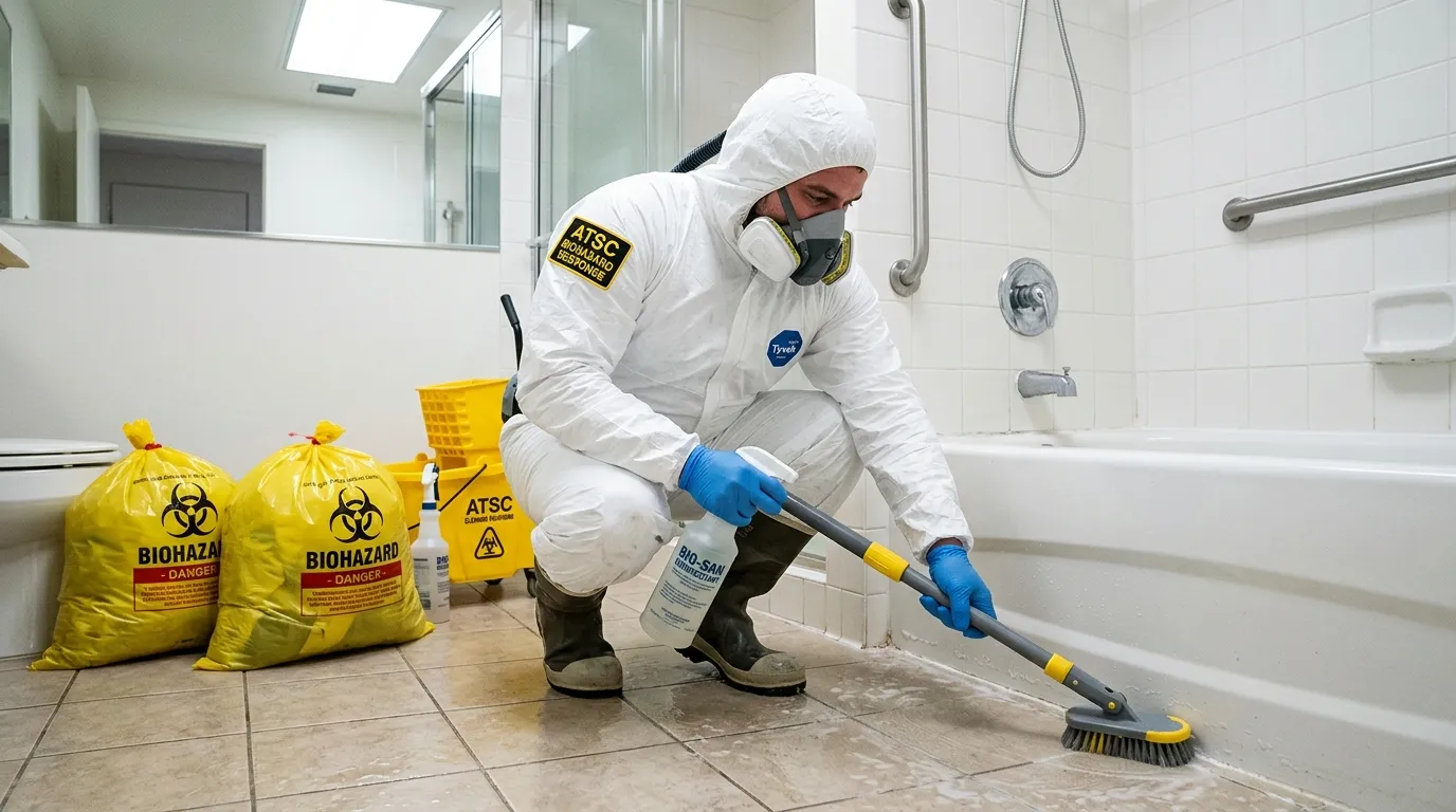 Decontamination equipment deployed for Blood Cleanup in Rye